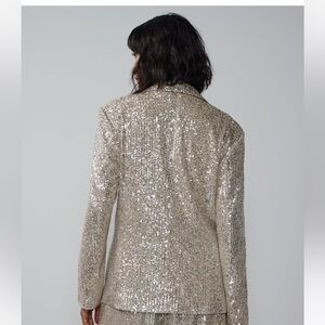 New York & Co. -Single Breasted Sequin Embellished Blazer
